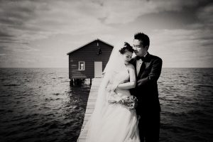 Perth blue house photoshoot prewedding wedding couple