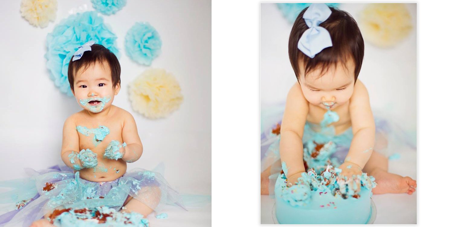 One Year Old Smash Cake One Year old Smash Birthday Cake shoot