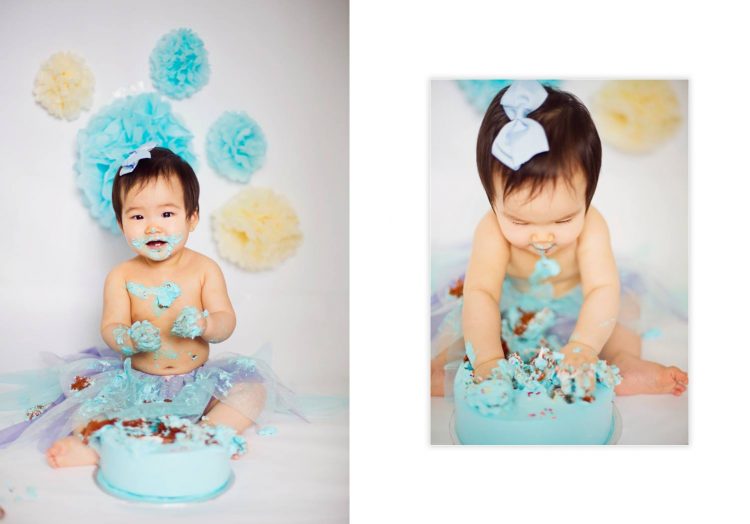 One Year Old Smash Cake One Year old Smash Birthday Cake shoot