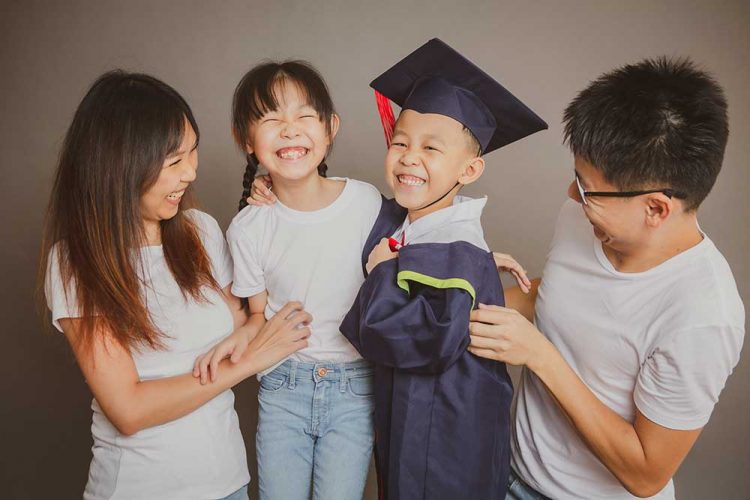 Family-Kindergarten-Oh-Dear-Studio k2 Kindergarten Graduation family studio