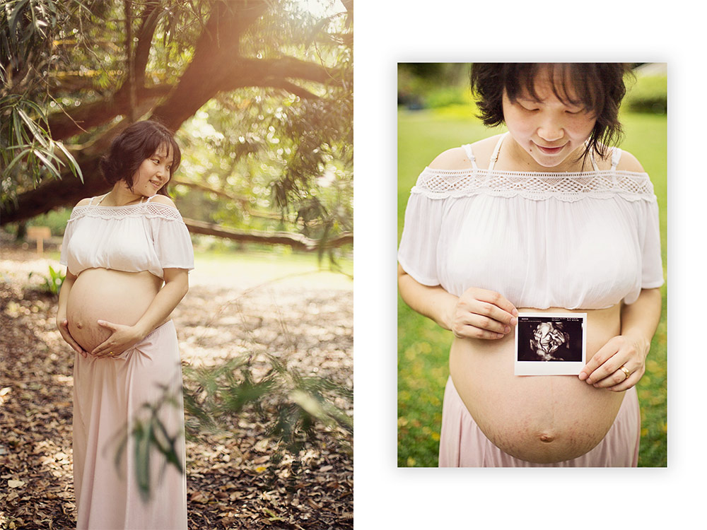 pregnancy women photoshoot at botanic garden