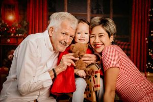 Family Christmas Photoshoot studio