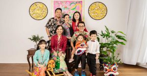 Chinese new year family photoshoot