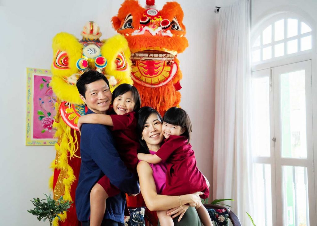 Chinese new year 2020 photoshoot family studio