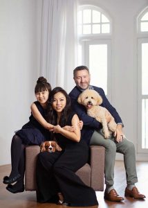 family with pet dogs photoshoot at Oh Dear Studio