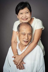 forty wedding anniversary elder couple photo shoot studio