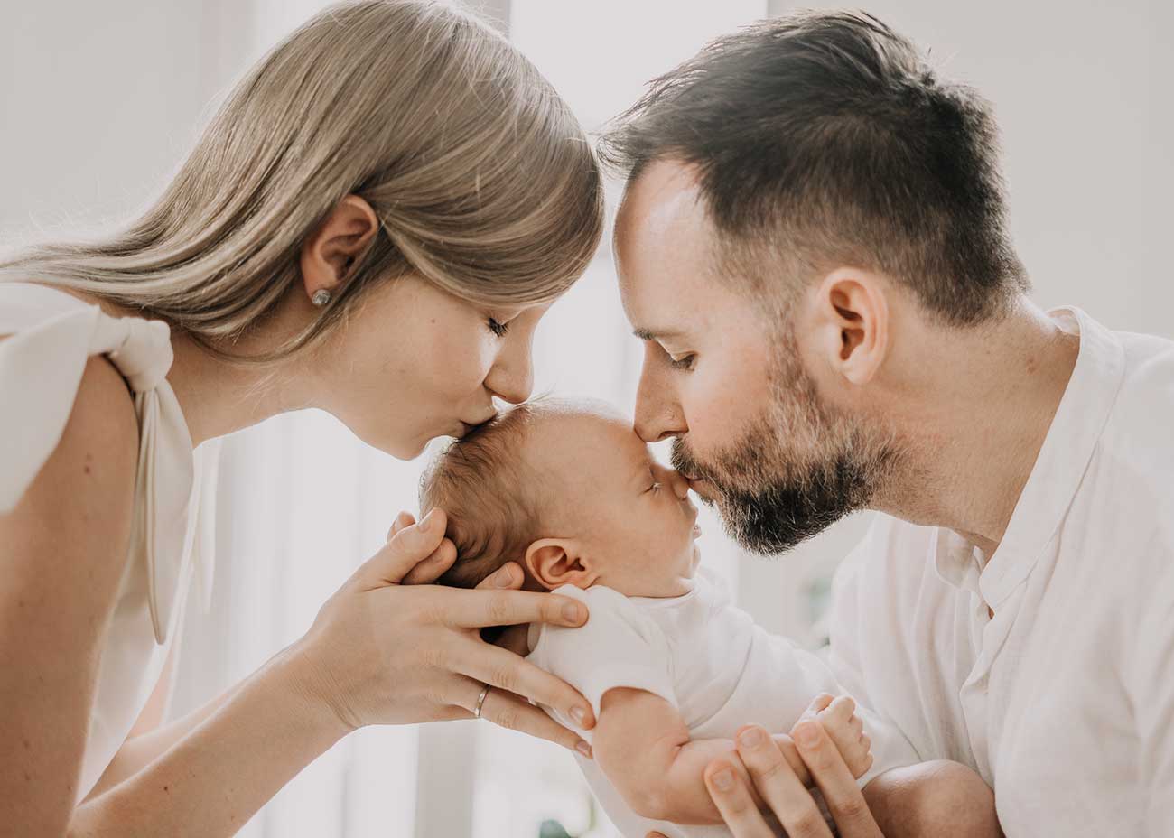 newborn natural light studio