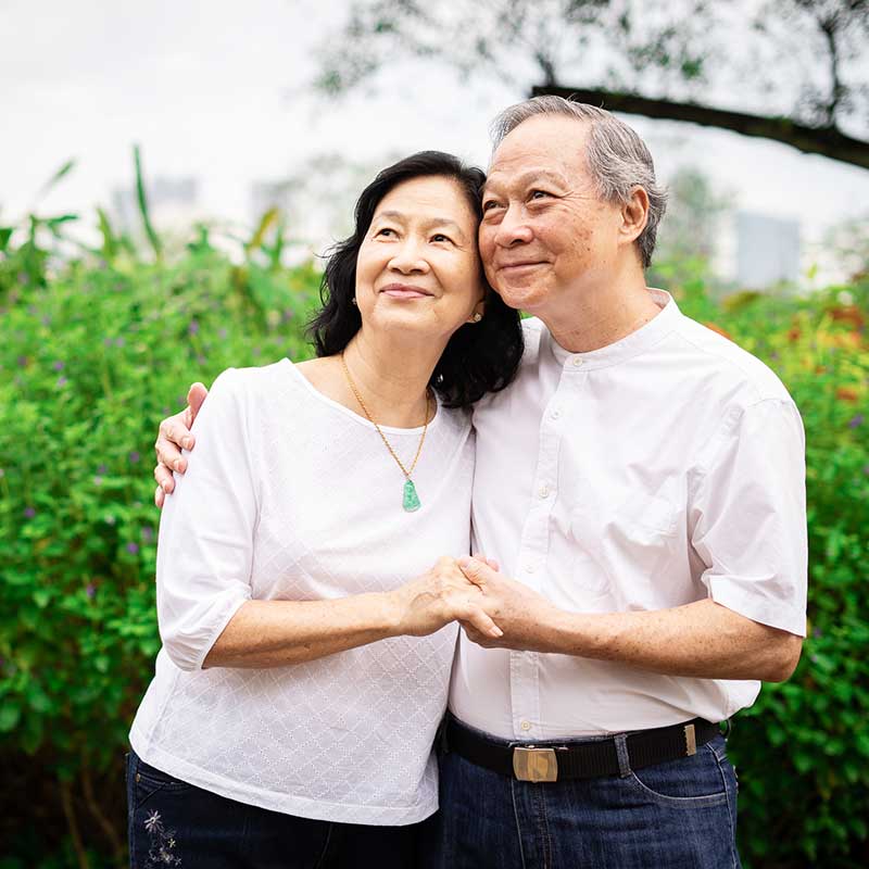 elder couple photoshoot Jurong lake garden