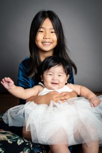 korean sibling sister baby photography