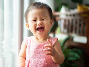 laughing 1 old year girl studio