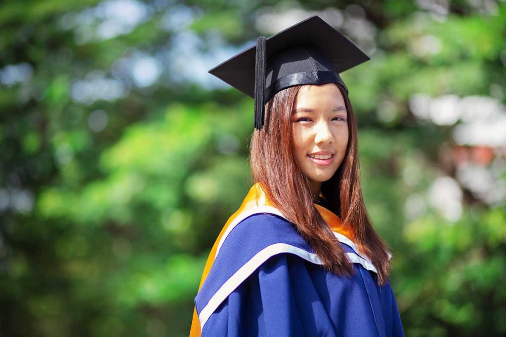 graduation natural light studio greenery singapore