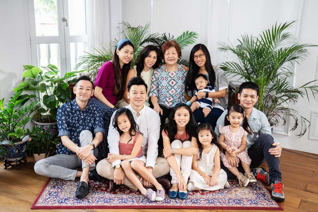 12pax Generation Family Portrait photoshoot