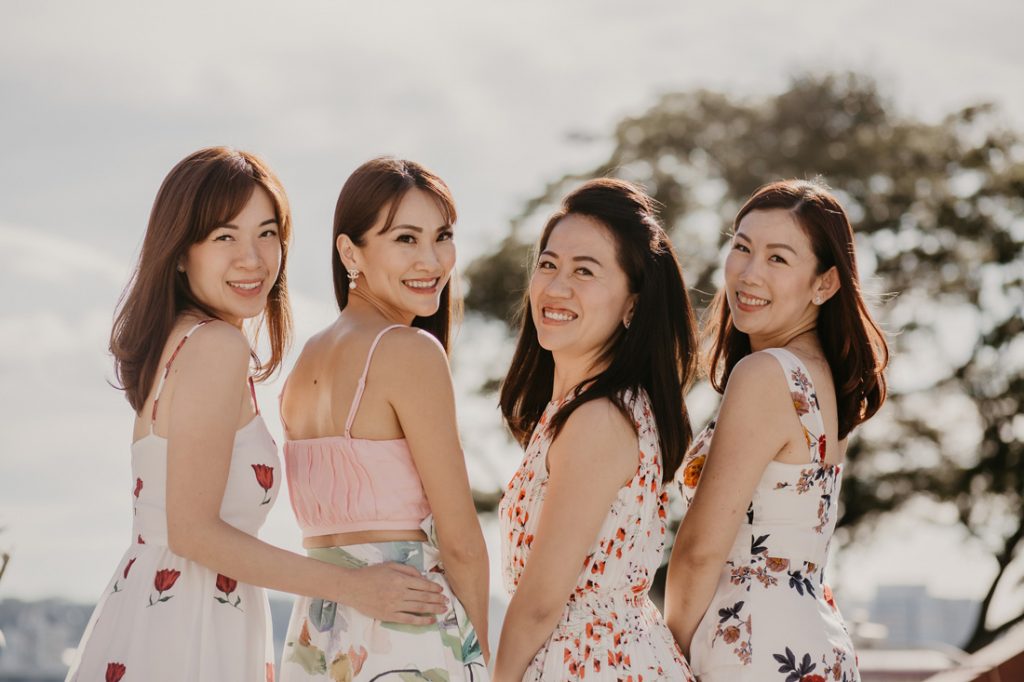 4 ladies friendship photography singapore studio