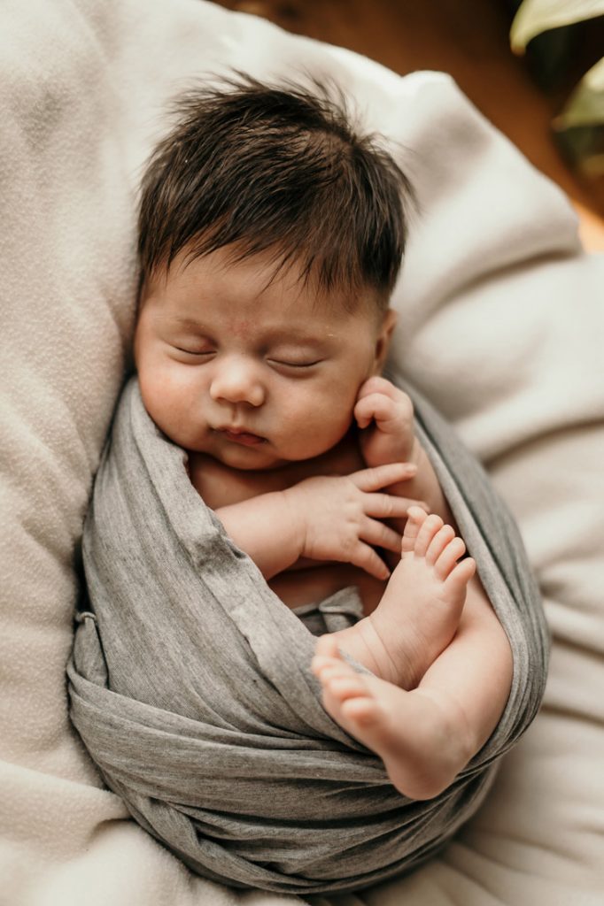 baby swaddle up photoshoot studio