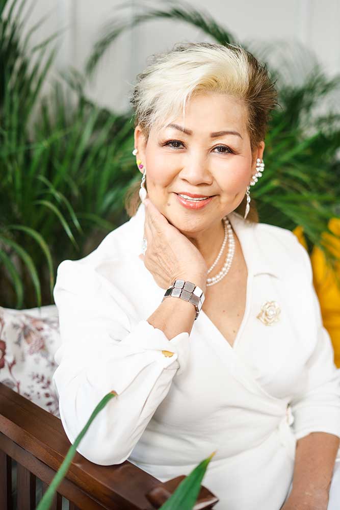 stylish grandmother photoshoot studio singapore