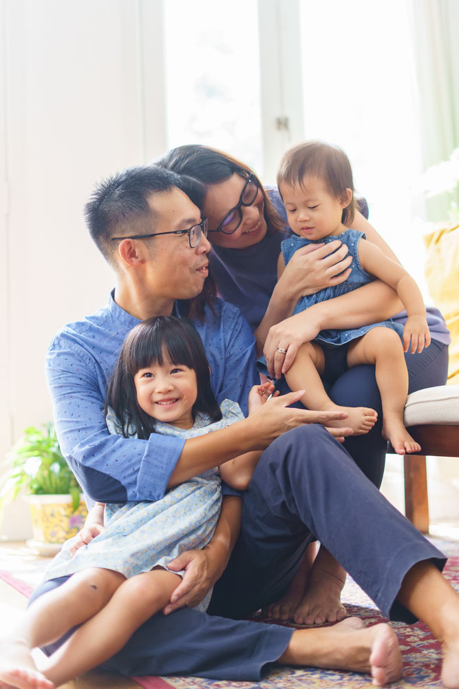 young family with two toddler photoshoot