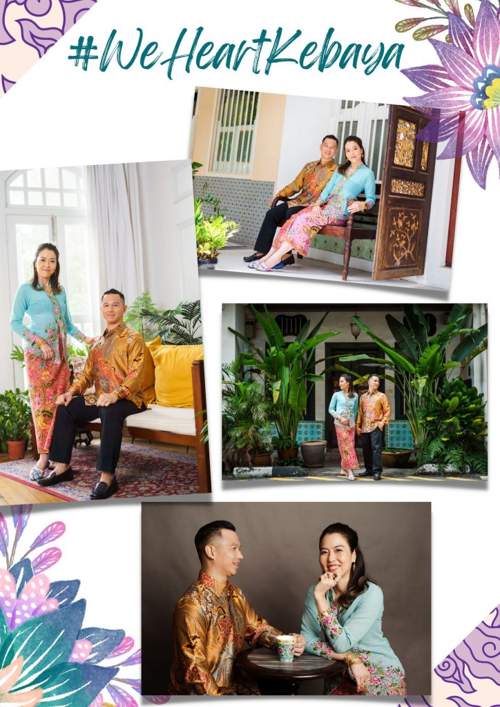 couple kebaya photoshoot singapore studio