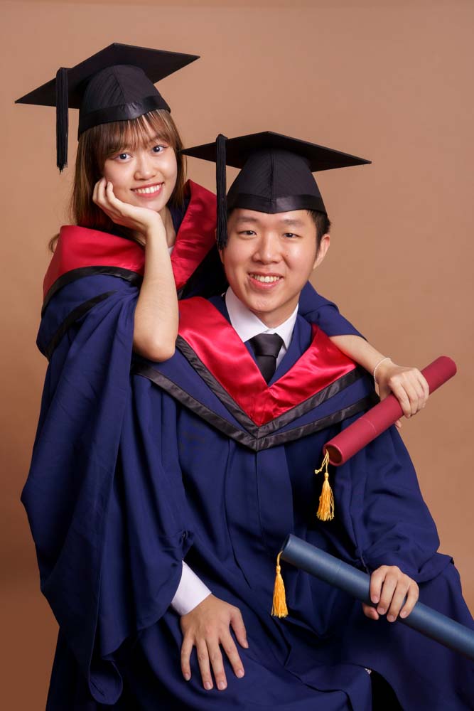 NTU couple Graduation Photography Studio Singapore