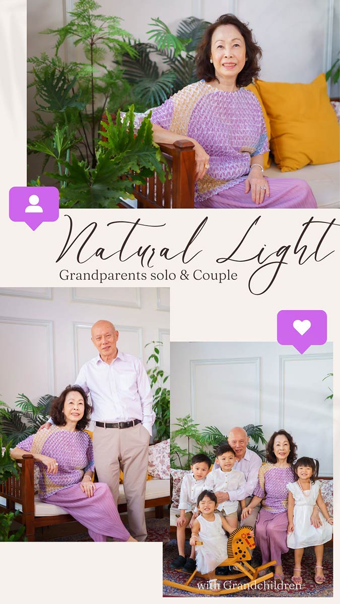 big family photoshoot grandparents solo and with grandchildren