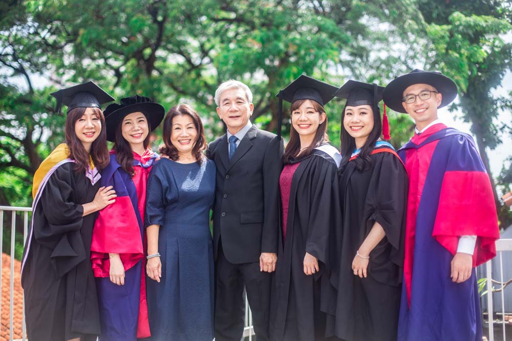 7pax PHD doctors graduation photoshoot studio