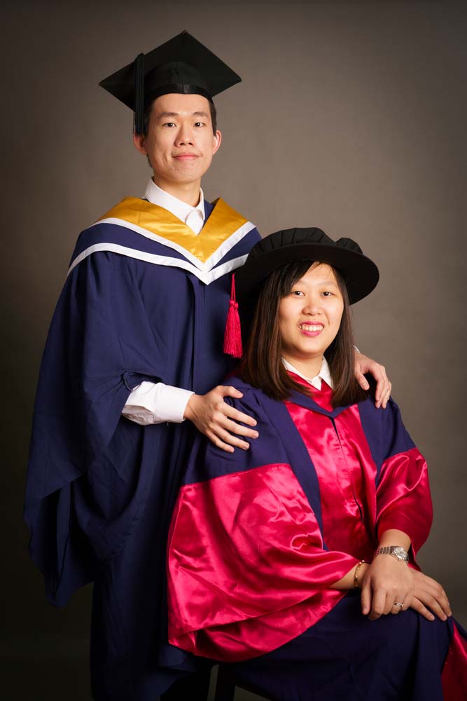 couple graduation NTU NUS PHD