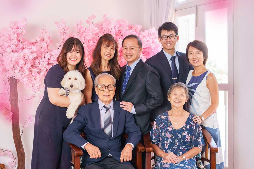 grandparents family photography studio singapore