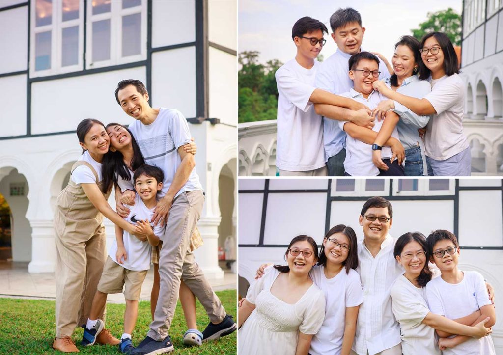 family candid photoshoot outdoor singapore 