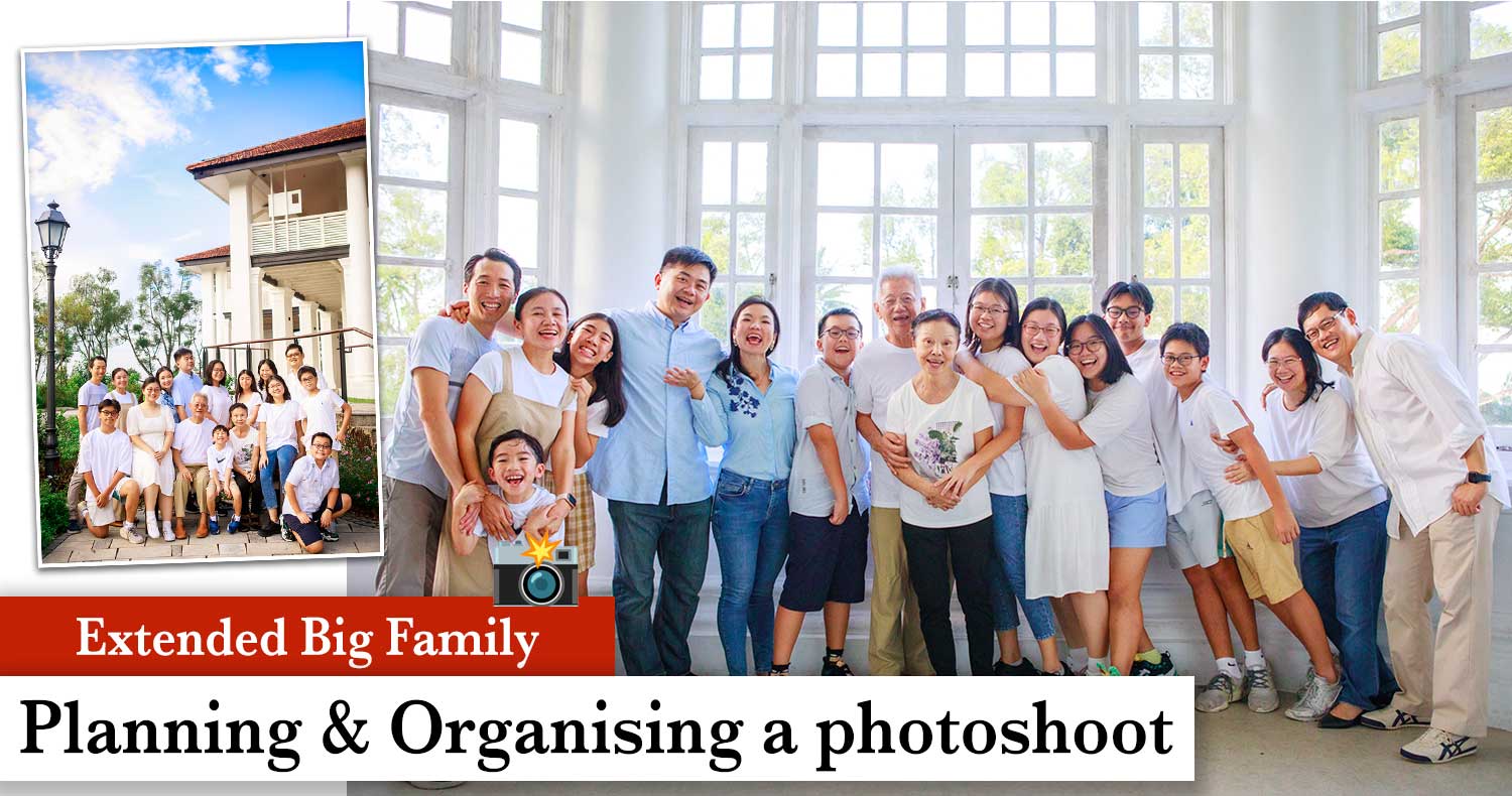 how to plan an extended family photoshoot