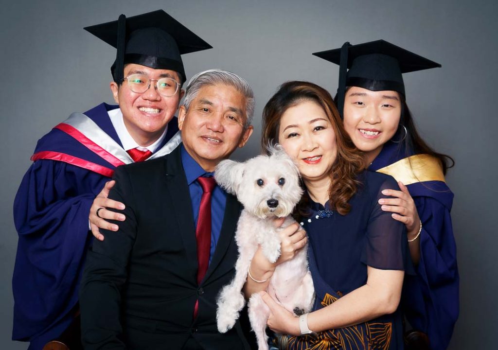 pet friendly photography graduation studio