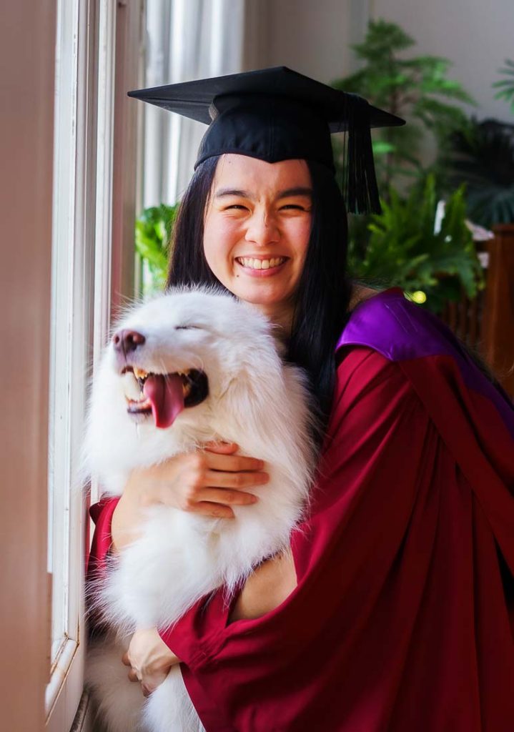 samoyed graduate pet studio