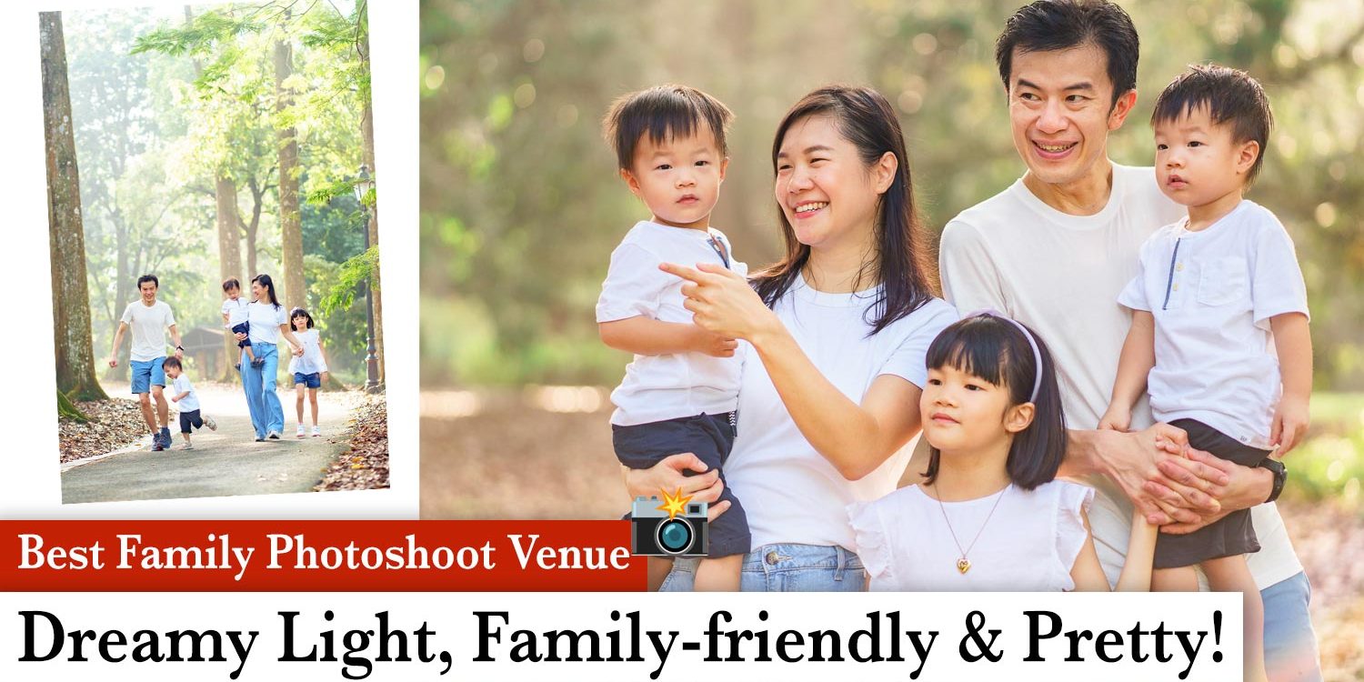best-photoshoot-venue-tanglin-gate Playful twin boys running across the lawn with their sister in Singapore Botanic Gardens