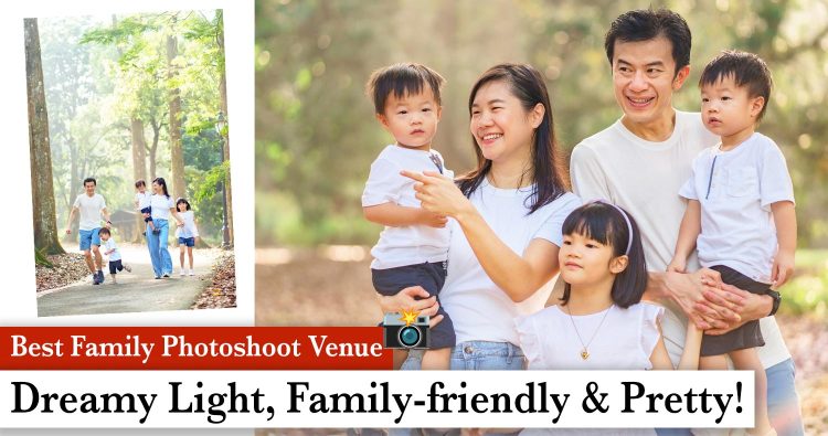best-photoshoot-venue-tanglin-gate Playful twin boys running across the lawn with their sister in Singapore Botanic Gardens