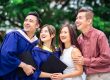 graduation photoshoot balcony rooftop greenery studio