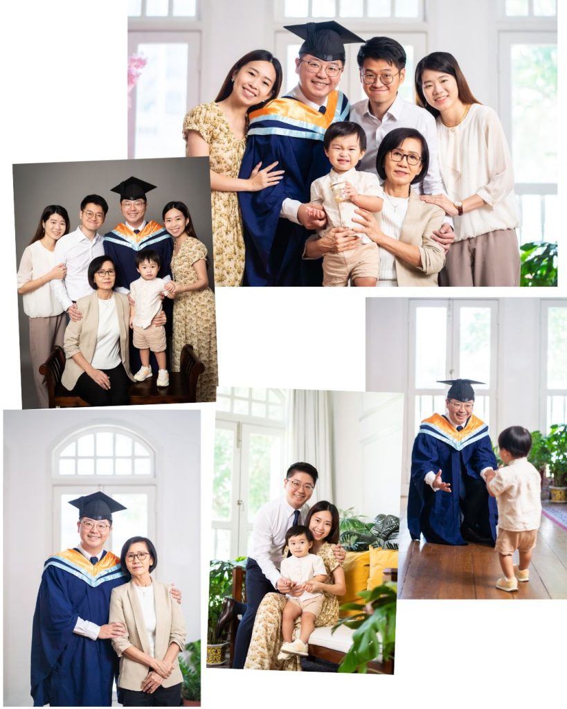 multi generation family graduation how to pose creative fun