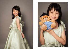 k2 little girl posing for camera photoshoot