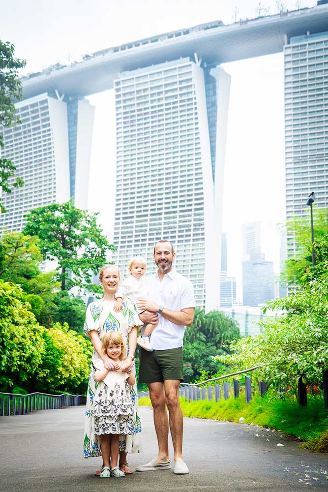 expat leaving singapore photoshoot goodbye Marina Bay Sands Gardens by the bay