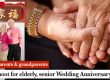 50 year wedding anniversary senior old elderly couple photoshoot studio